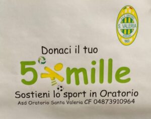 sostieni lo sport in oratorio